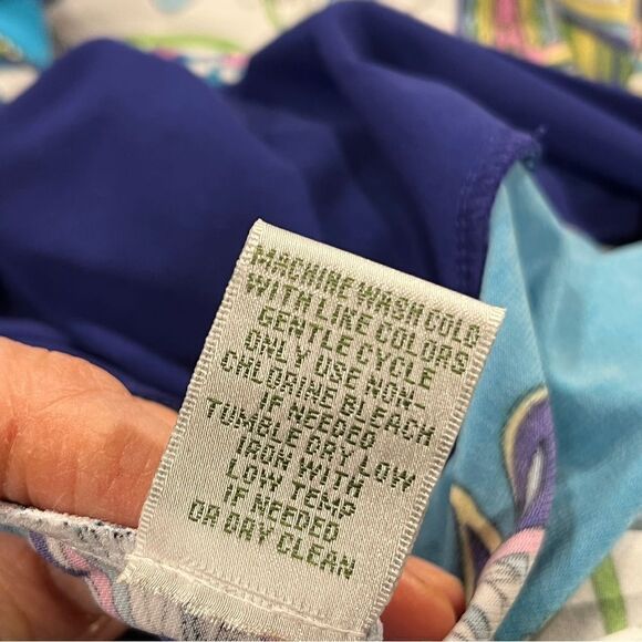 Donna Morgan Multicolor Paisley Print long sleeve Dress size 4 - Picture 11 of 14